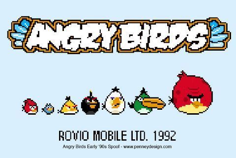 Angry Birds años 90