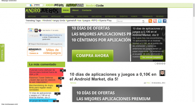 Androjuegos web