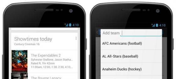 Google Now - Movies