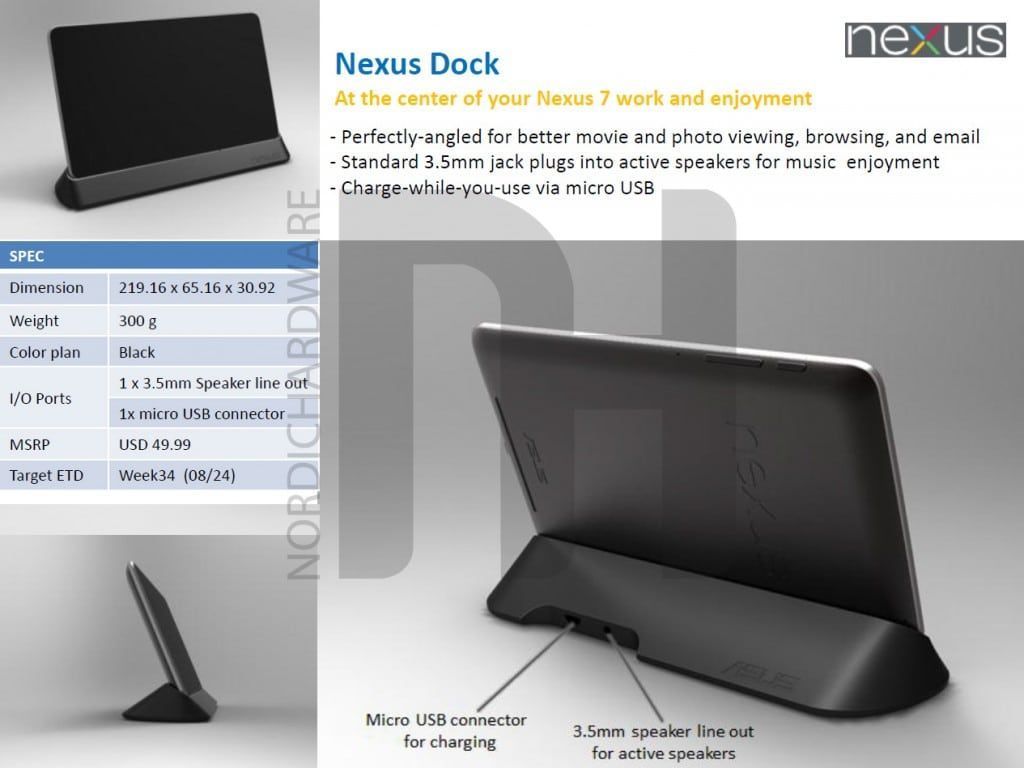 Dock for Nexus 7