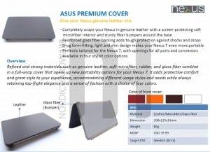 Premium Cover for Nexus 7