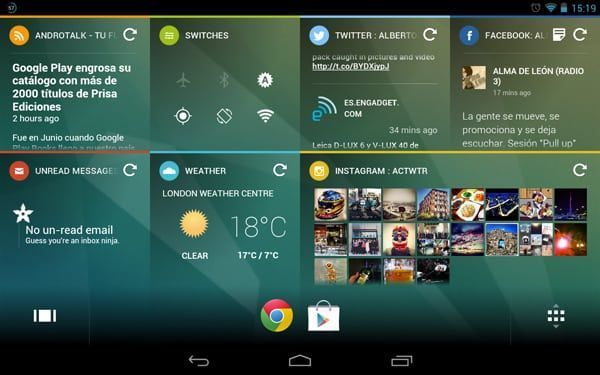 Nexus 7 - Chameleon Launcher