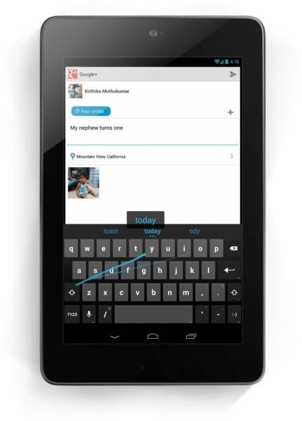 Android Jelly Bean 4.2 - Teclado