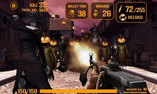 gun zombie halloween android game 1
