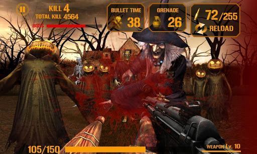 gun zombie halloween android game 2