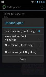 Actualizaciones