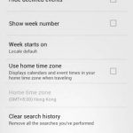 Google Calendar Opciones
