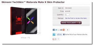 Skinomi TechSkin - Motorola Moto X Skin Protector
