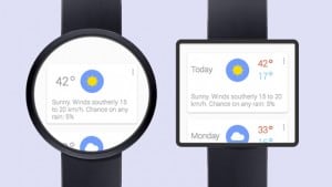 Render del posible smartwatch de Google basado en Google Now.