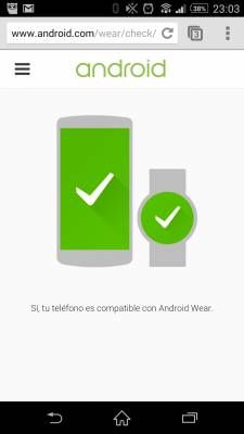Android wear compatibility