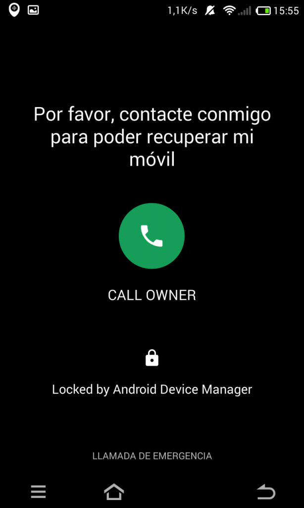 administrador de dispositivos android act