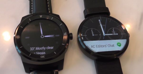 Moto360 vs LG G Watch R