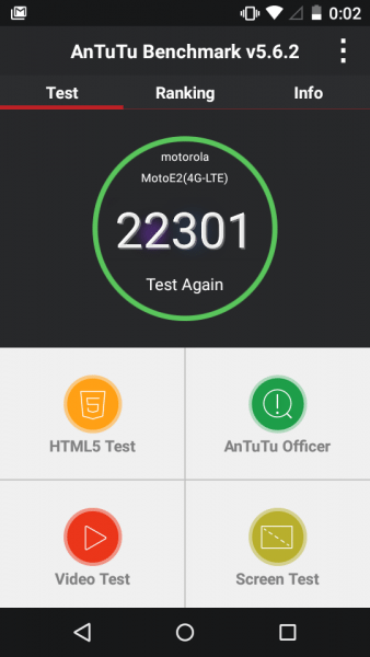 Moto e Antutu 1