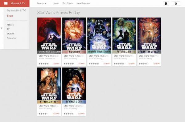 Star Wars Google Play