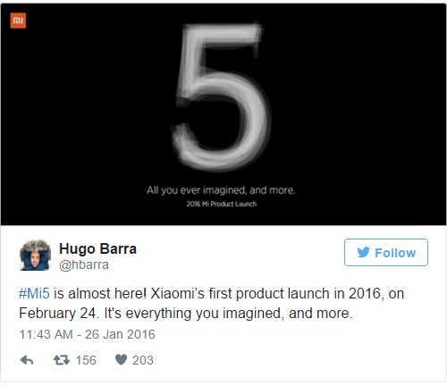 Hugo barra Mi5