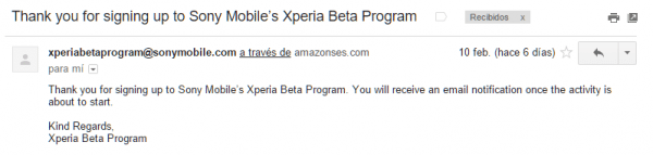 Xperia Beta