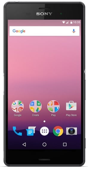 Xperia Z3 con Android N