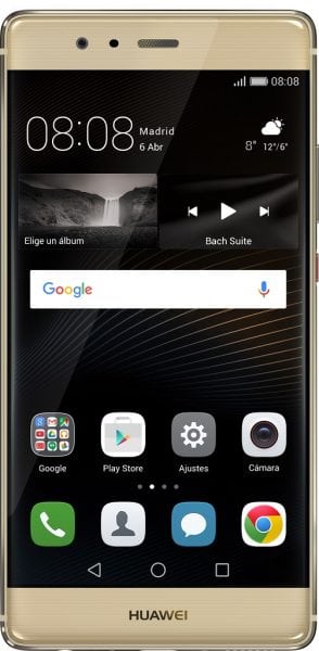 Huawei P9 Plus Gold_frente
