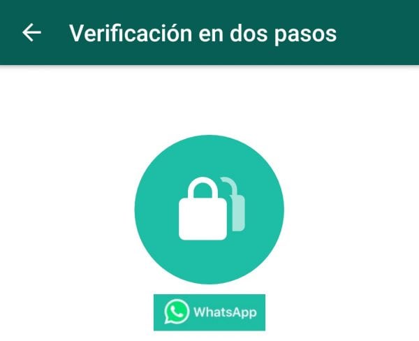 Verificacion en dos pasos Whatsapp