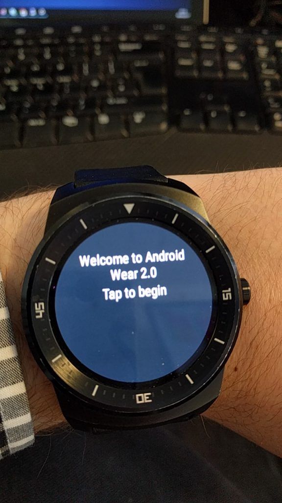 LG Wach R Android Wear 2.0