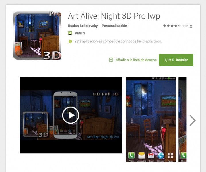 Art Alive Night 3D Pro lwp