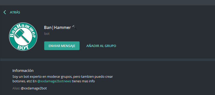 Ban Hammer bot