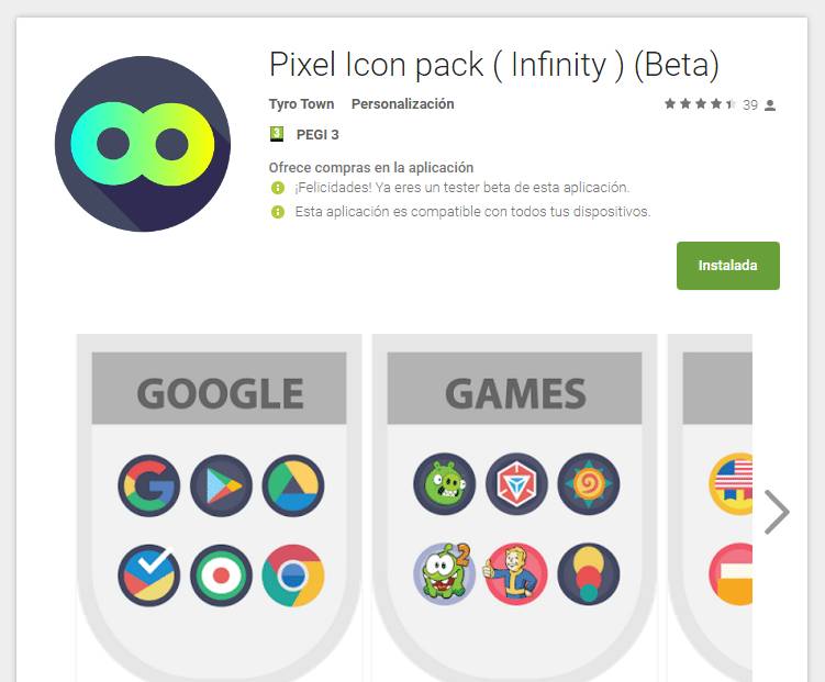 Pixel Icon Pack Infinity