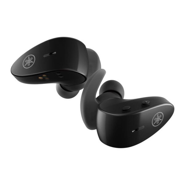 Auriculares deportivos Yamaha TW-ES5A negros con certificación de resistencia al agua IPX7