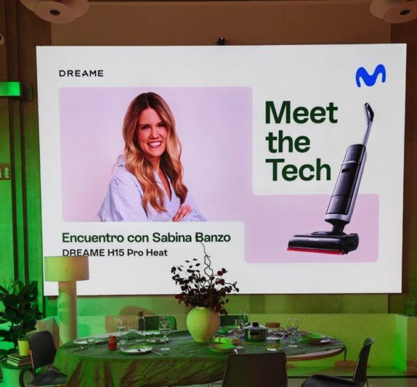 Presentación de Dreame en Movistar con Sabina Banzo y el modelo H15 Pro Heat en Madrid
