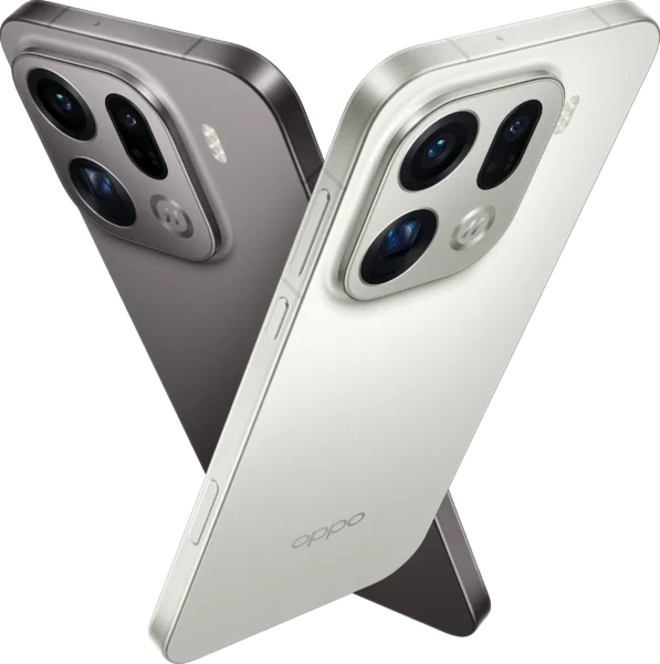 El nuevo smartphone OPPO Find X9 Pro destacando su diseño delgado y su potente sistema de batería